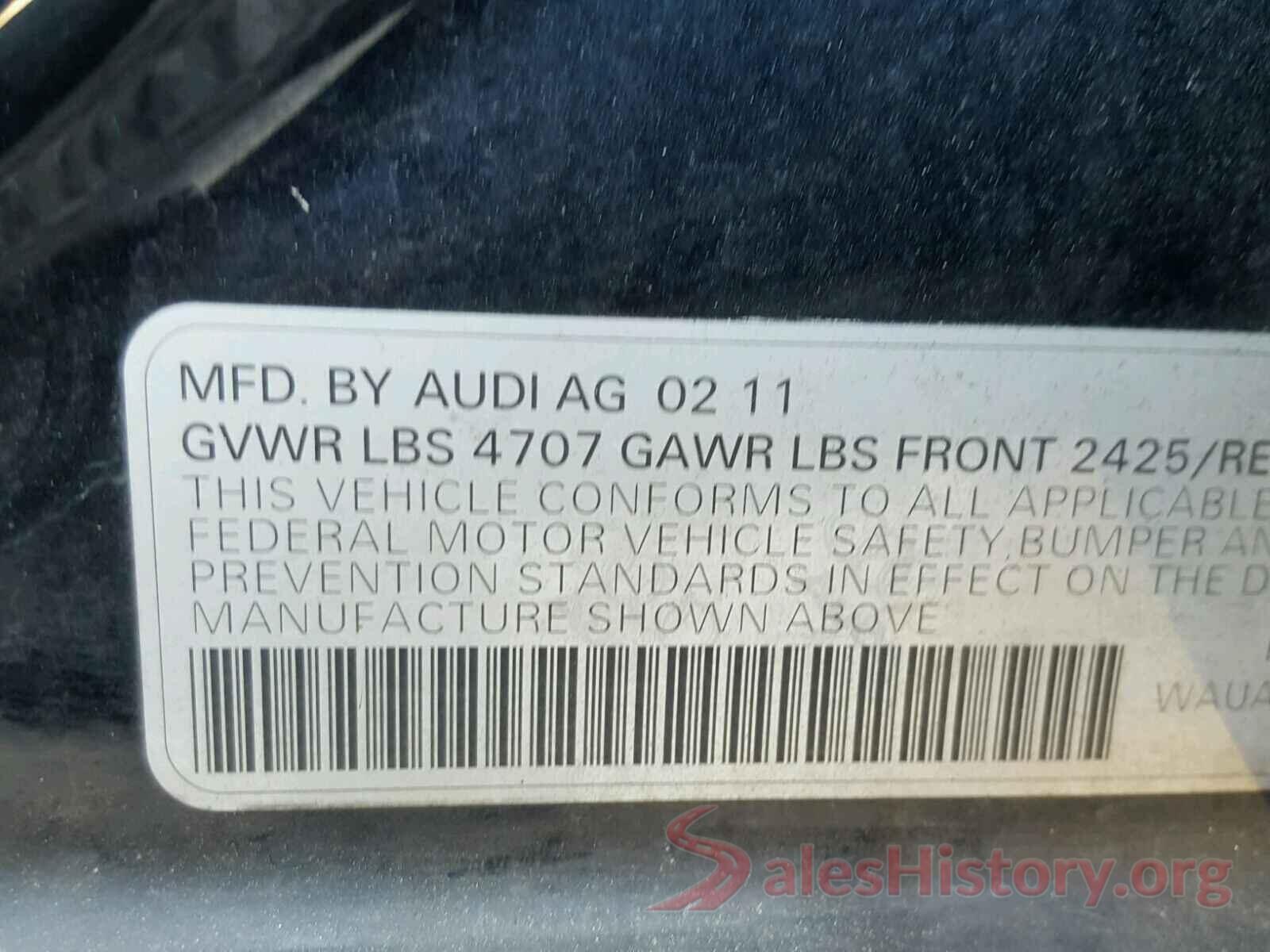 1N6AD0ER5JN769465 2011 AUDI A4