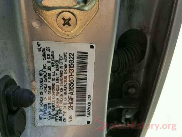 5N1AZ2MG5GN109026 2007 HONDA CIVIC