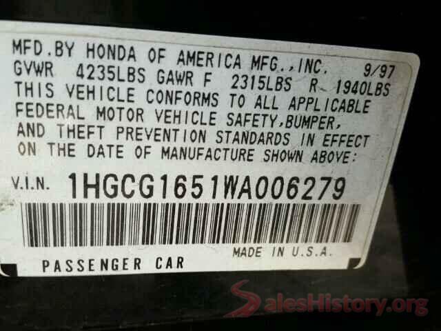 4T1BZ1FB8KU037771 1998 HONDA ACCORD