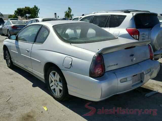 1FAHP2E88JG120409 2004 CHEVROLET MONTECARLO