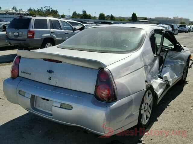 1FAHP2E88JG120409 2004 CHEVROLET MONTECARLO