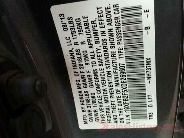 5TDZARFH9JS037228 2013 HONDA CIVIC