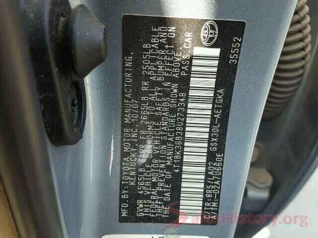 4T1B11HK9JU119494 2008 TOYOTA AVALON