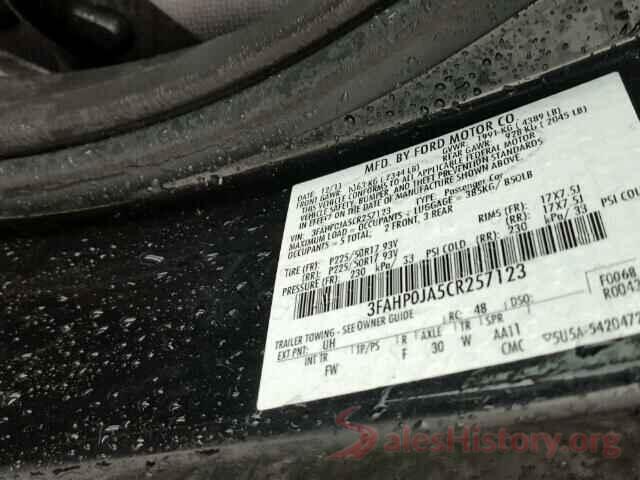 KMHD74LF8KU851099 2012 FORD FUSION