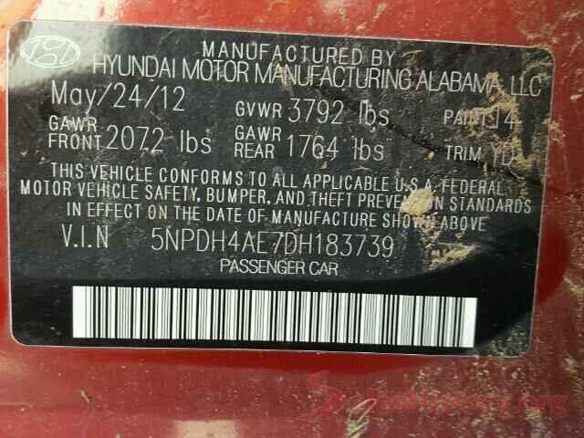 5N1DR2MM0HC630042 2013 HYUNDAI ELANTRA