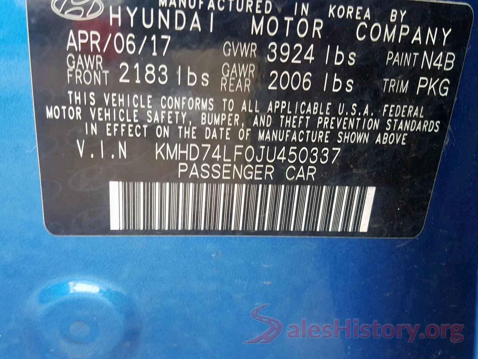 5NPE34AF2HH591776 2018 HYUNDAI ELANTRA