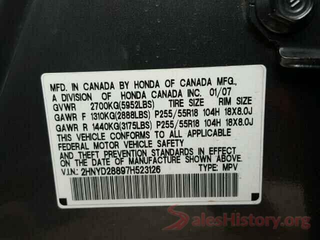 3N1AB7AP5HL686525 2007 ACURA MDX