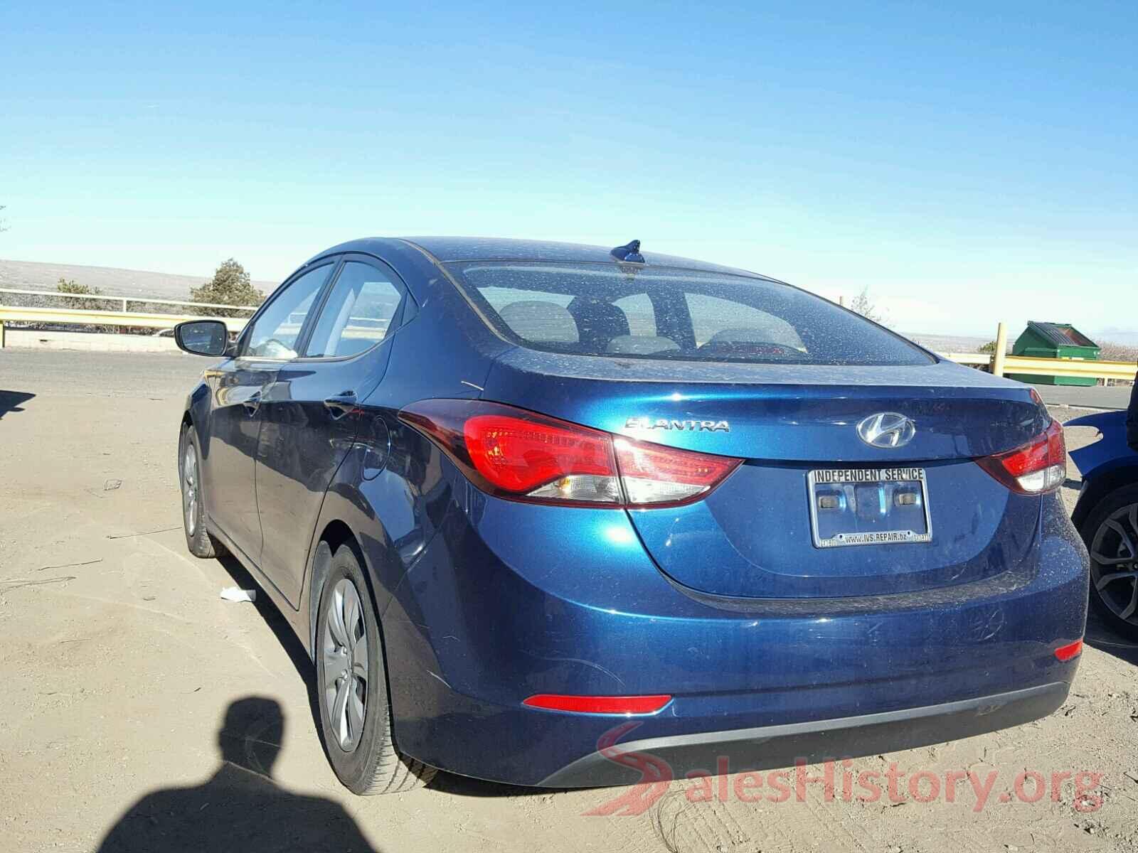 2T3P1RFVXLC104340 2016 HYUNDAI ELANTRA