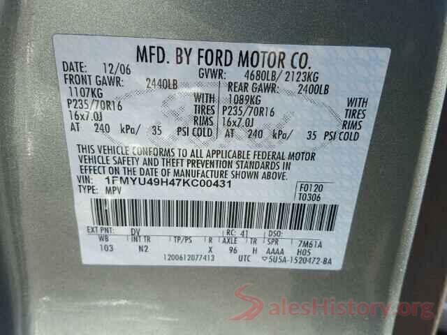 5XYPK4A53GG056237 2007 FORD ESCAPE