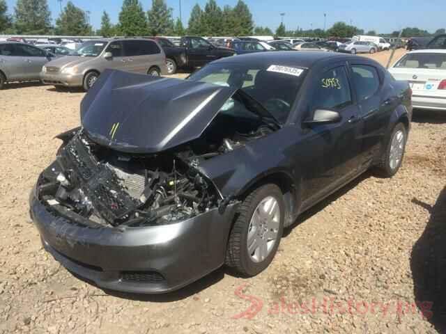 1N4AL3AP8JC126847 2013 DODGE AVENGER