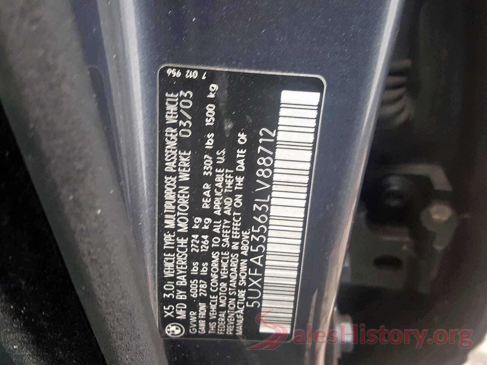 3GCUKREH0JG235848 2003 BMW X5