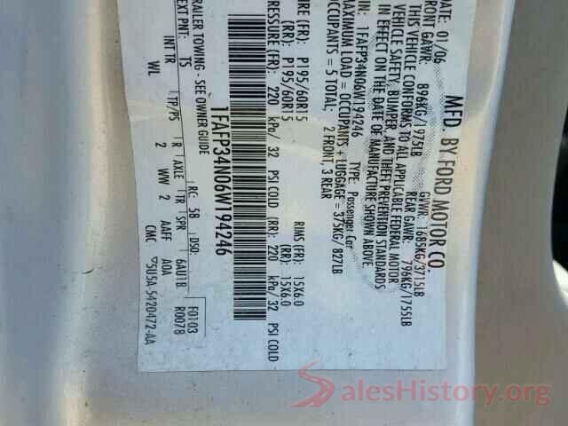 3VWC57BU7KM057641 2006 FORD FOCUS