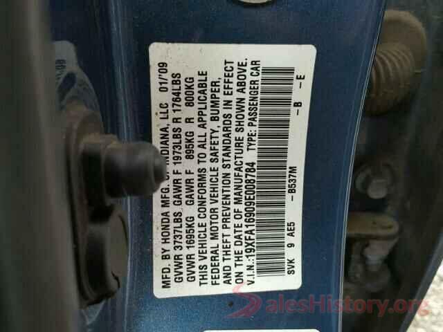 3N1AB7AP1JL657867 2009 HONDA CIVIC