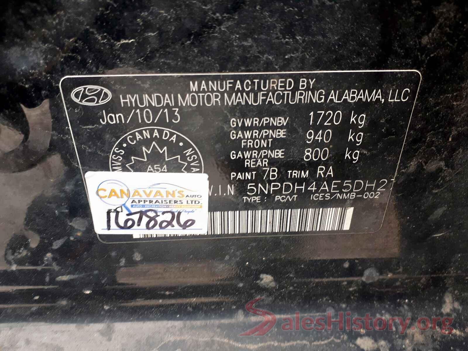 3VWD17AJ6GM244660 2013 HYUNDAI ELANTRA