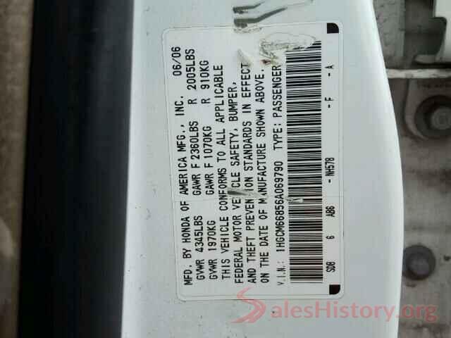 4T1G11AK6LU969084 2006 HONDA ACCORD