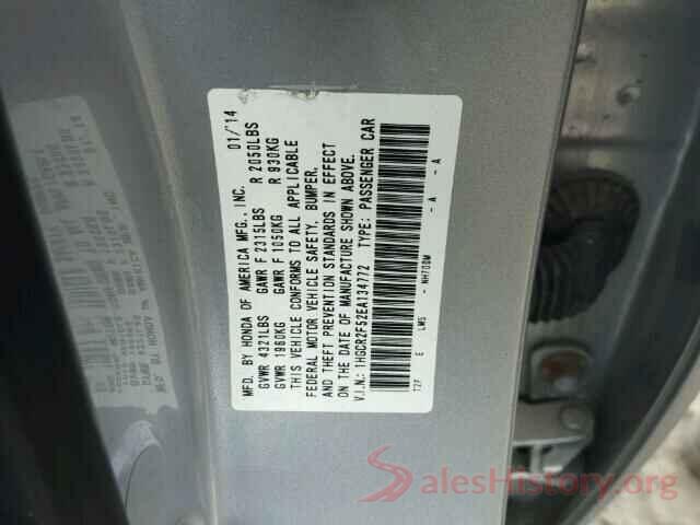 3VV3B7AX2KM185391 2014 HONDA ACCORD