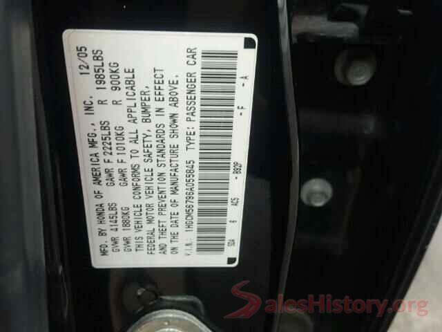 3KPF24AD6ME271333 2006 HONDA ACCORD