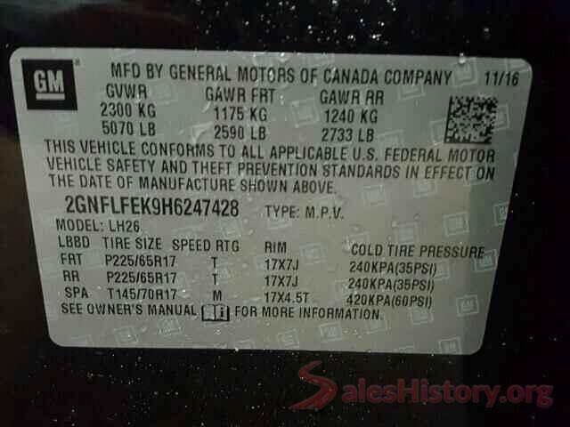 3N1AB7AP7GY285320 2017 CHEVROLET EQUINOX