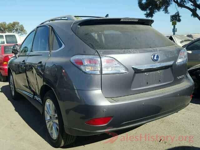 JTJBC1BAXC2432452 2012 LEXUS RX450