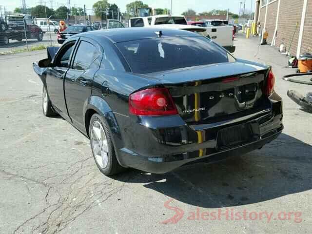 1FTYR3XM3JKA71881 2012 DODGE AVENGER