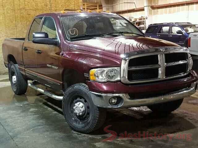 1FMCU9GD1JUD11747 2003 DODGE RAM 2500