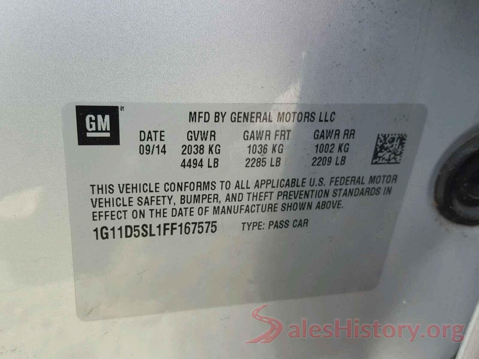 3C4NJCCB5KT782156 2015 CHEVROLET MALIBU