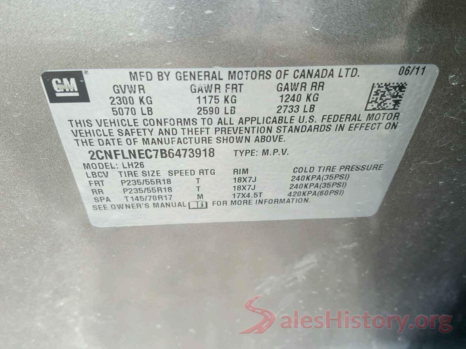 3N1CN7AP8KL839082 2011 CHEVROLET EQUINOX