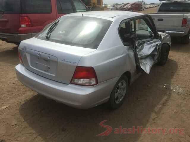 3KPFK4A74HE129644 2001 HYUNDAI ACCENT