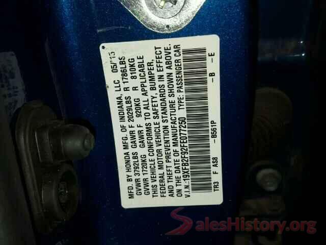 5NPE24AF3GH285400 2015 HONDA CIVIC