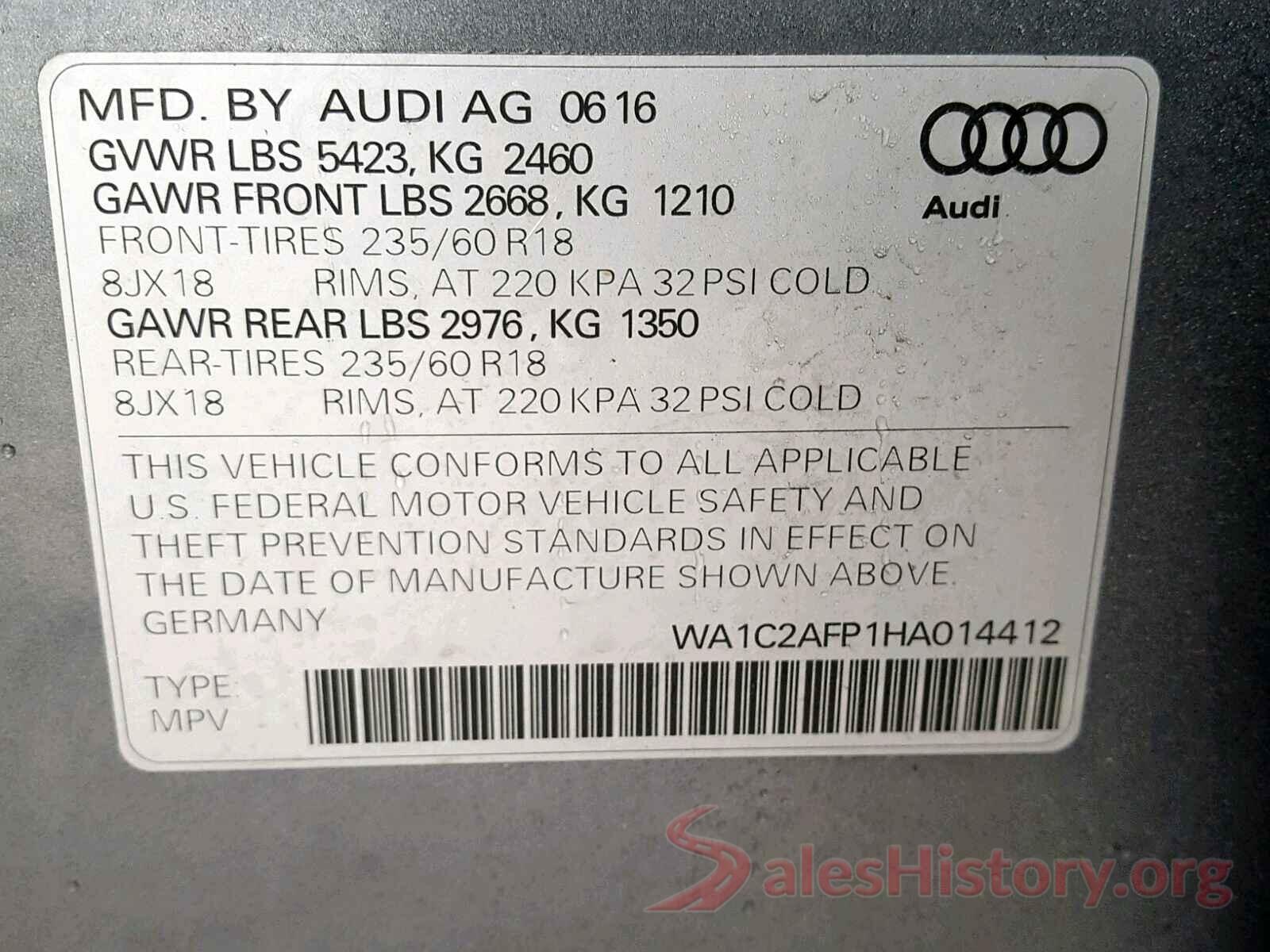 5YJ3E1EA1KF299329 2017 AUDI Q5