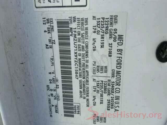 5XYPGDA33HG232320 2000 FORD EXPLORER