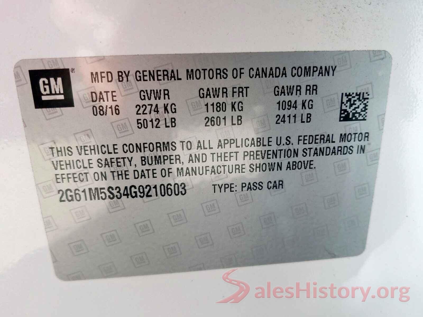 5TDZARFH3JS037645 2016 CADILLAC XTS