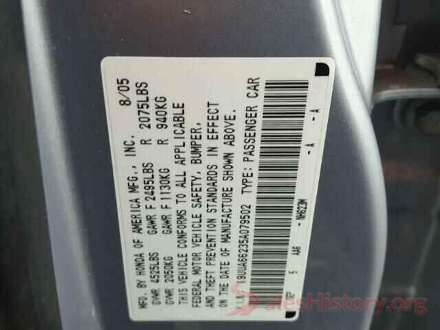 1HGCR2F53GA182168 2005 ACURA TL