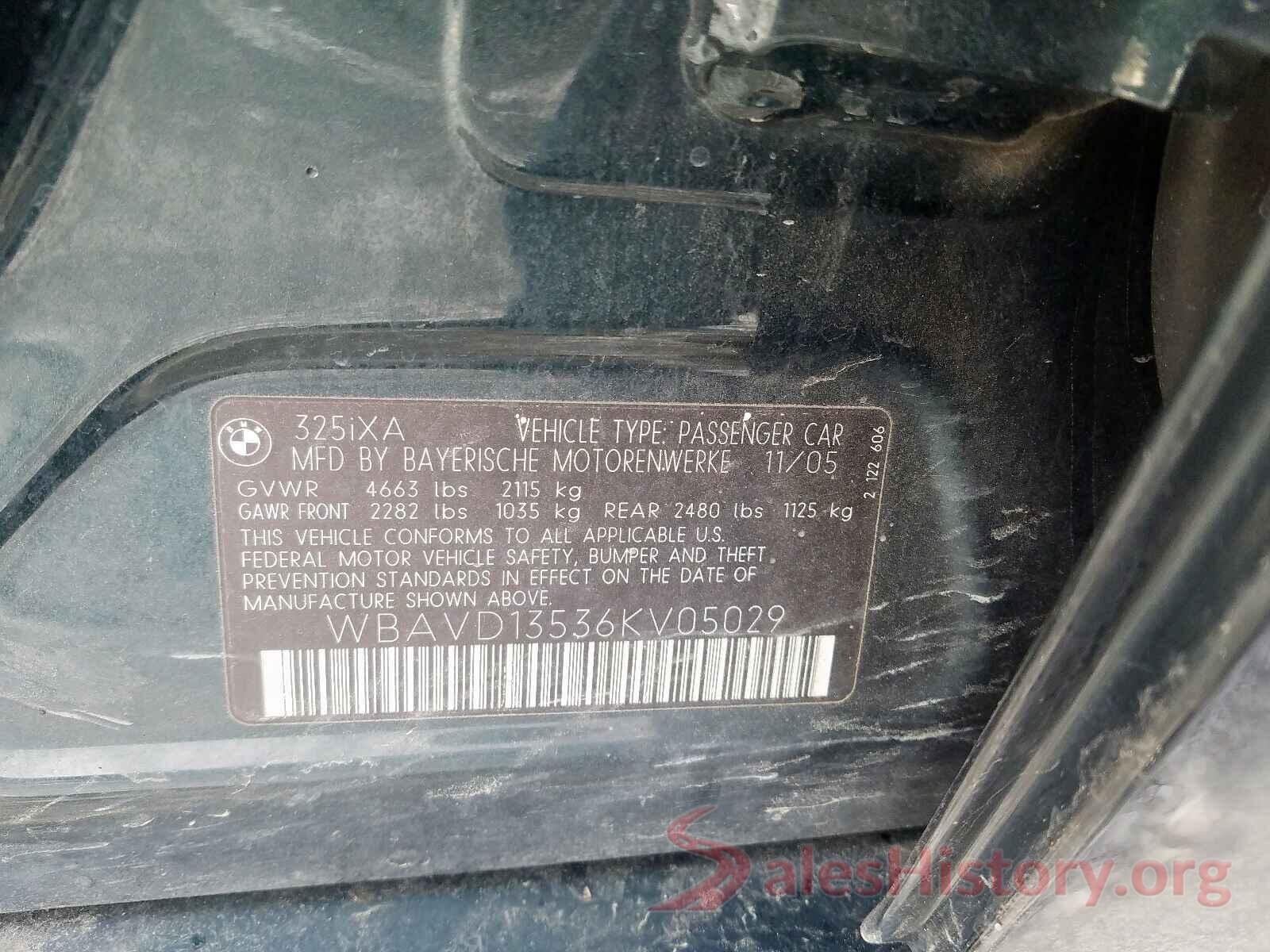 4T1B11HK9JU606582 2006 BMW 3 SERIES