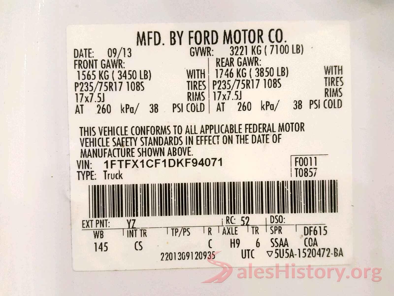 5NPE24AF6JH664804 2013 FORD F150 SUPER