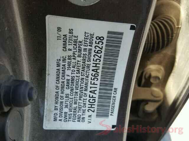 KNAGT4L36H5177652 2010 HONDA CIVIC