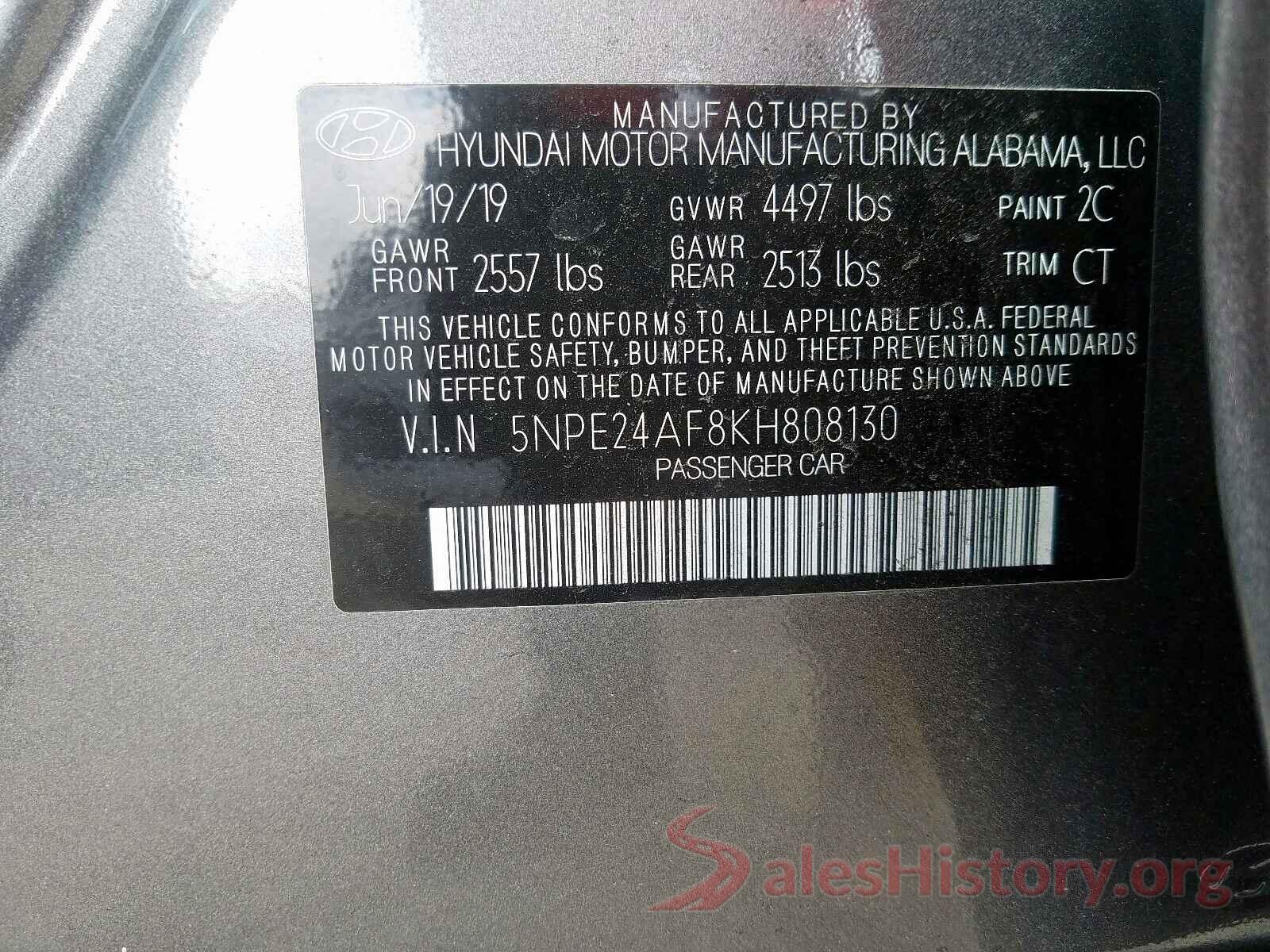 KNALC4J11H5079404 2019 HYUNDAI SONATA