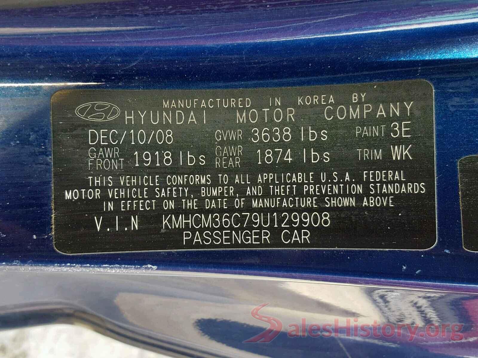 5YFBURHEXGP420088 2009 HYUNDAI ACCENT