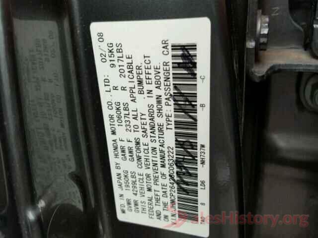 1HGCR2F55GA201187 2008 HONDA ACCORD