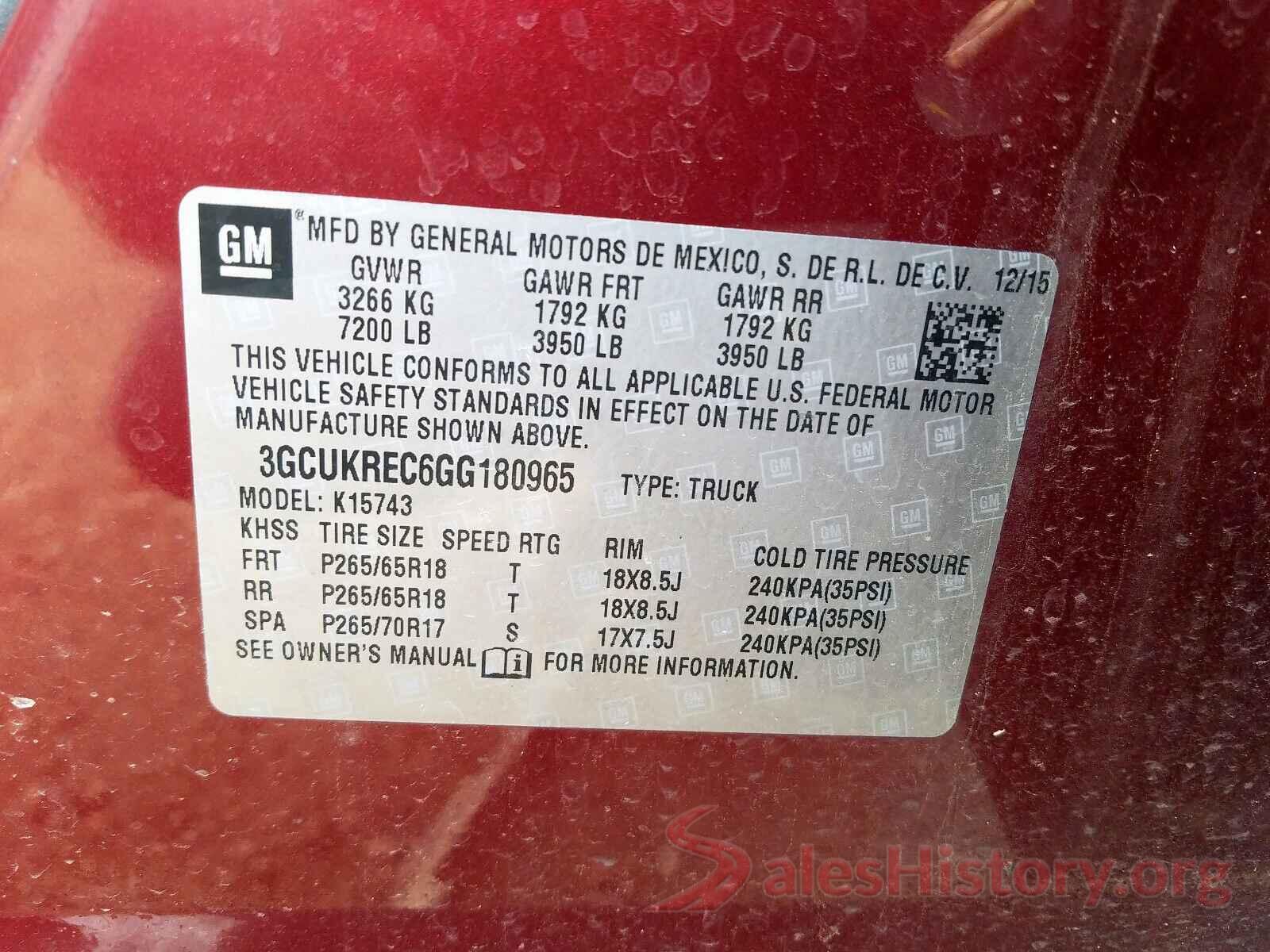 1FADP3F23JL273155 2016 CHEVROLET SILVERADO