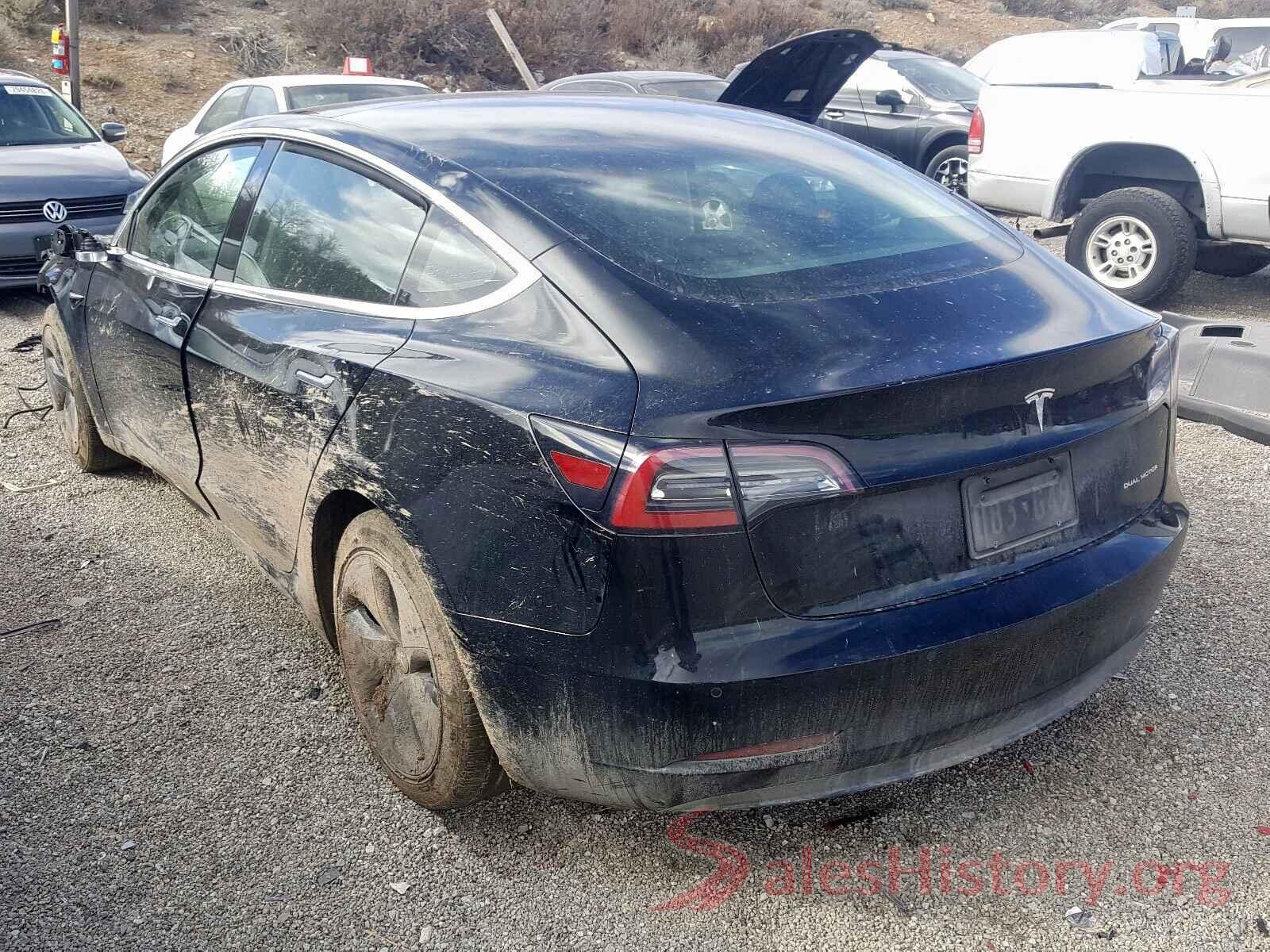 5YJ3E1EB6KF384496 2019 TESLA MODEL 3