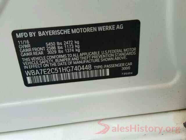 1N6AD0EV7GN705773 2017 BMW 7 SERIES