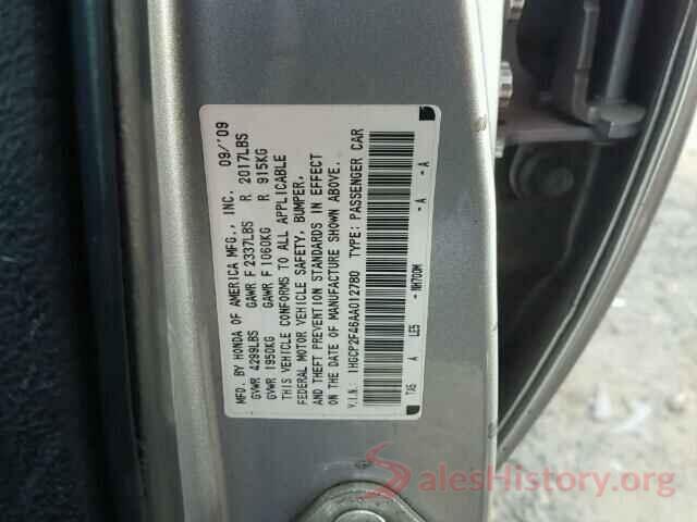 19XZE4F12KE010846 2010 HONDA ACCORD