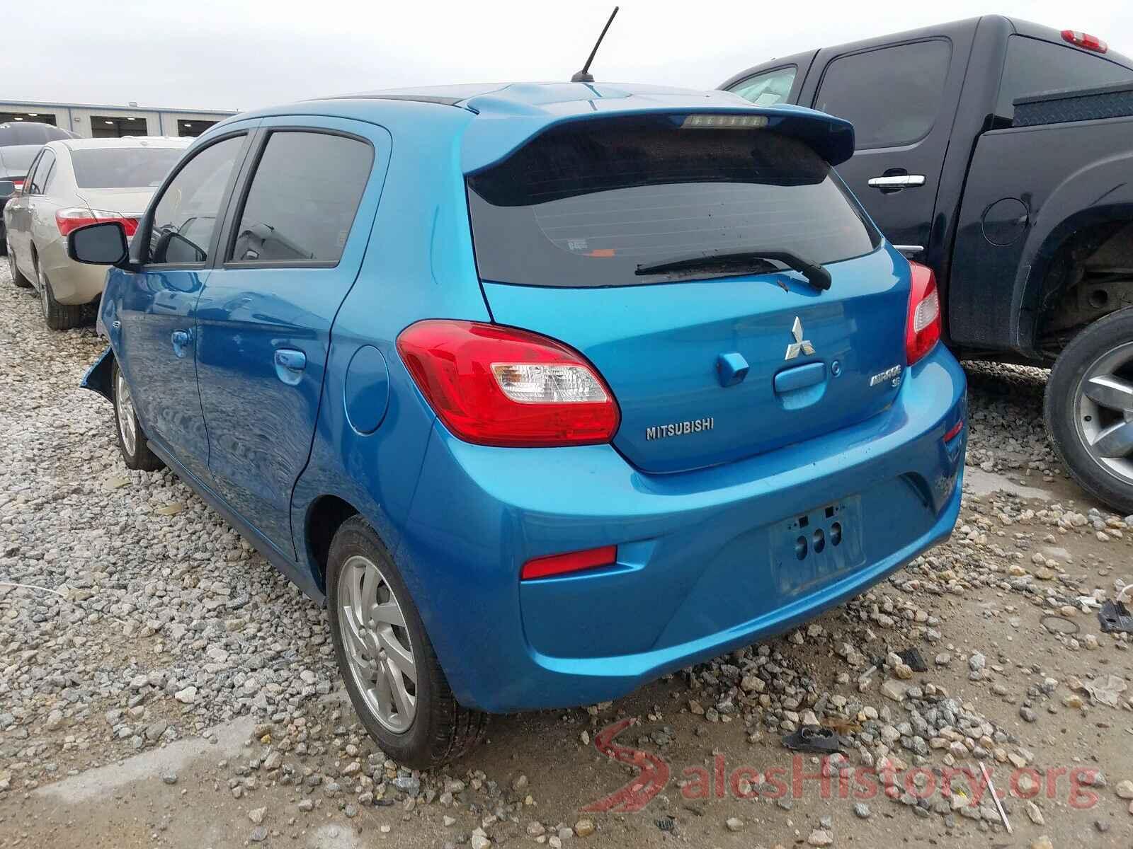 JTMG1RFV1KD505883 2017 MITSUBISHI MIRAGE