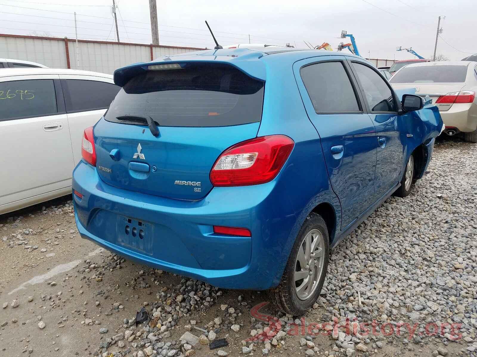 JTMG1RFV1KD505883 2017 MITSUBISHI MIRAGE