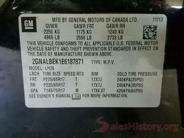 1GCVKREC2HZ290448 2014 CHEVROLET EQUINOX