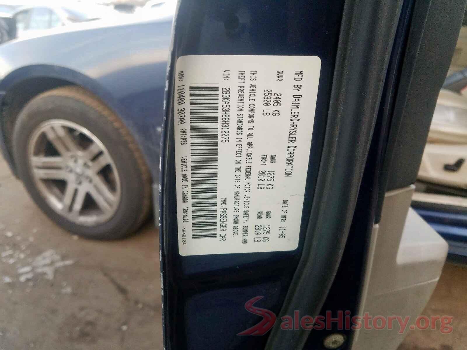 2HKRM3H45GH516050 2006 DODGE CHARGER