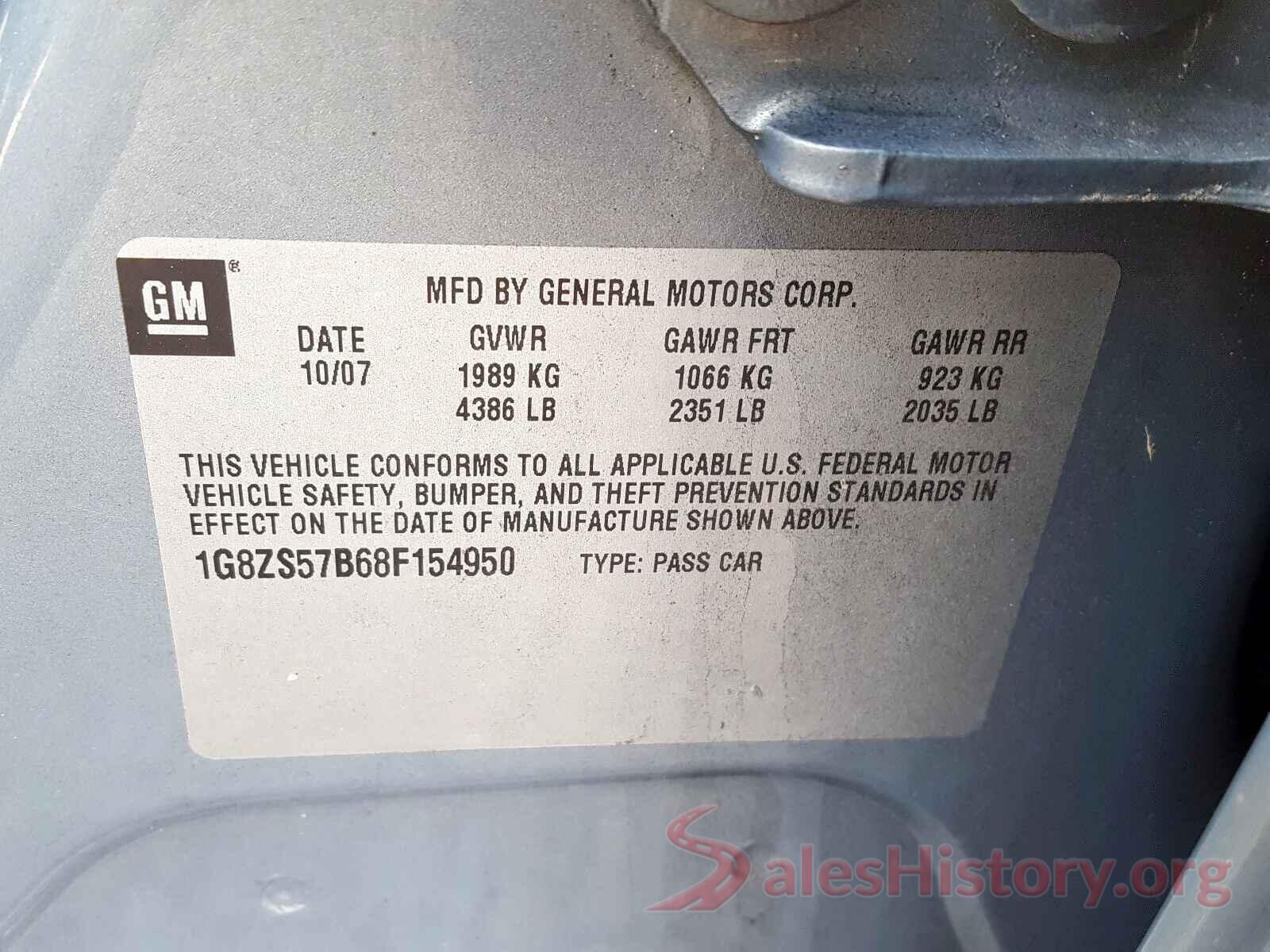 4T1BF1FK4HU738051 2008 SATURN AURA