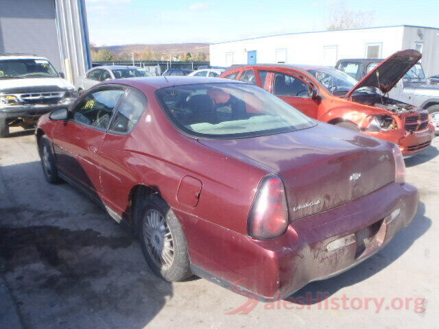 3N1AB8DV9LY219314 2001 CHEVROLET MONTECARLO