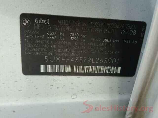 5YFBURHE4HP612480 2009 BMW X5